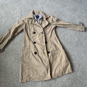 Tan GAP Trench Coat Size M